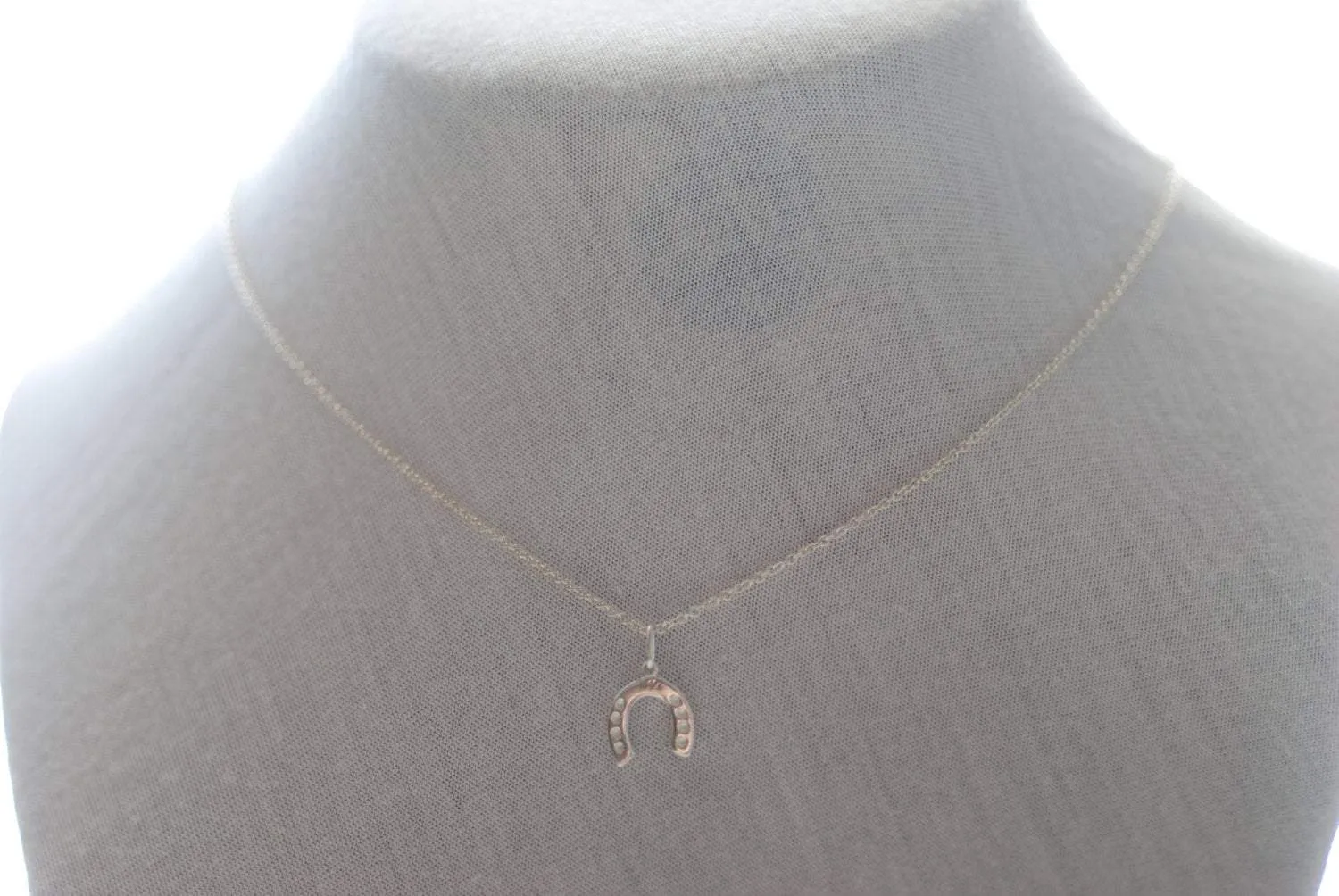 Wholesale Sterling Silver Horseshoe Necklace, Simple Horseshoe Necklace, Minimalist Horseshoe, Equestrian Necklace, Dainty Horseshoe, Lucky Horseshoe