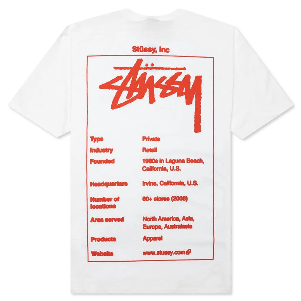 Wiki Tee - White