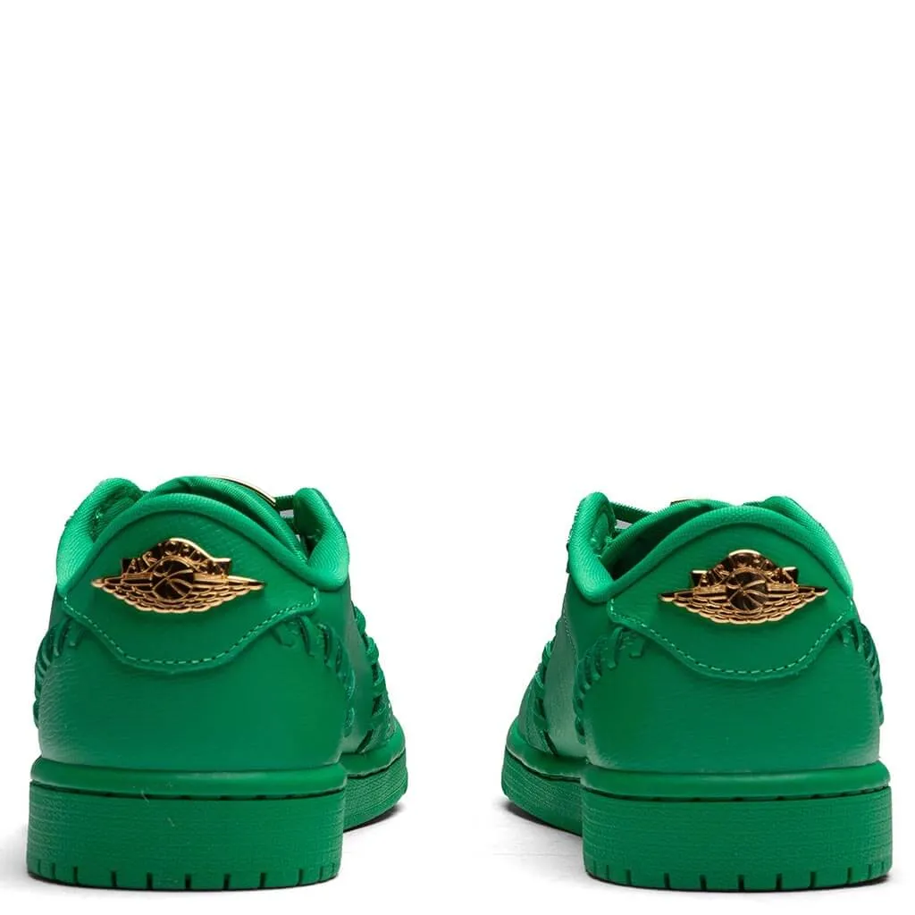 Women's 1 Low Method of Make - Lucky Green/Metallic Gold