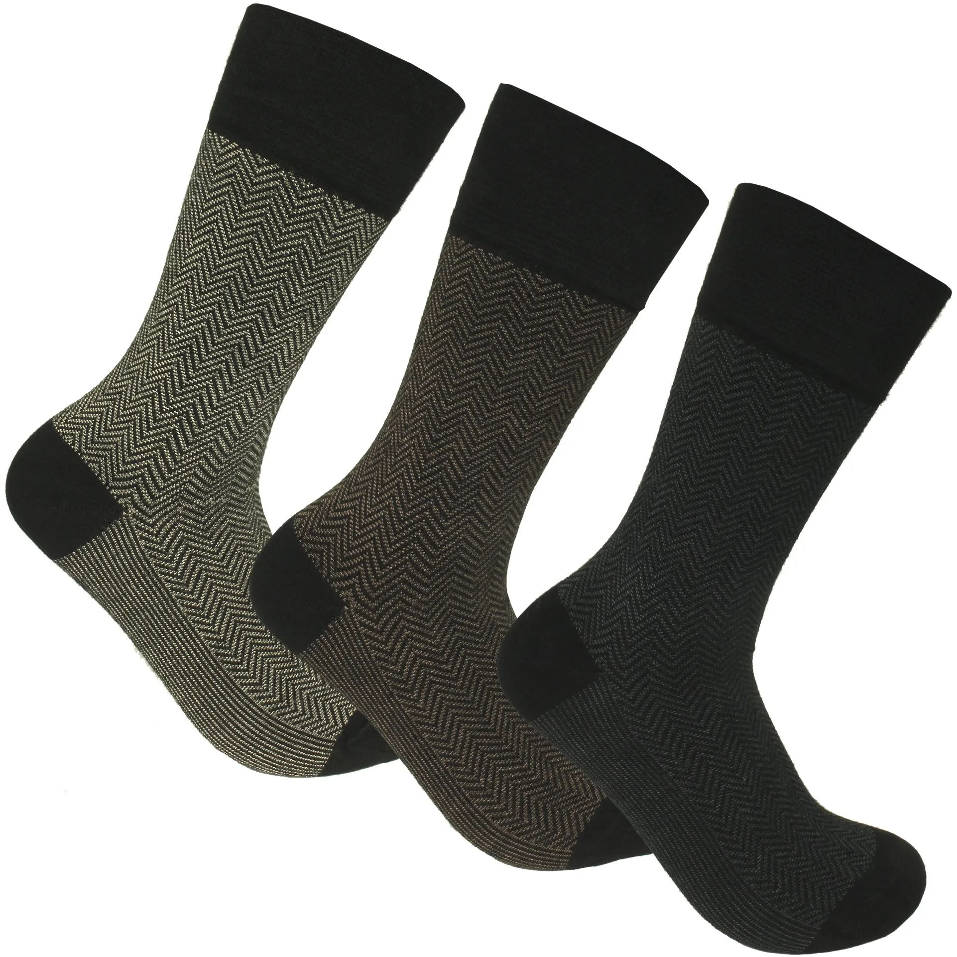 Xact Men's Bamboo Socks, 3 Pairs, Super Soft and Breathable, Antibacterial, Odour-Resistant in Gift Box (UK 7-11)