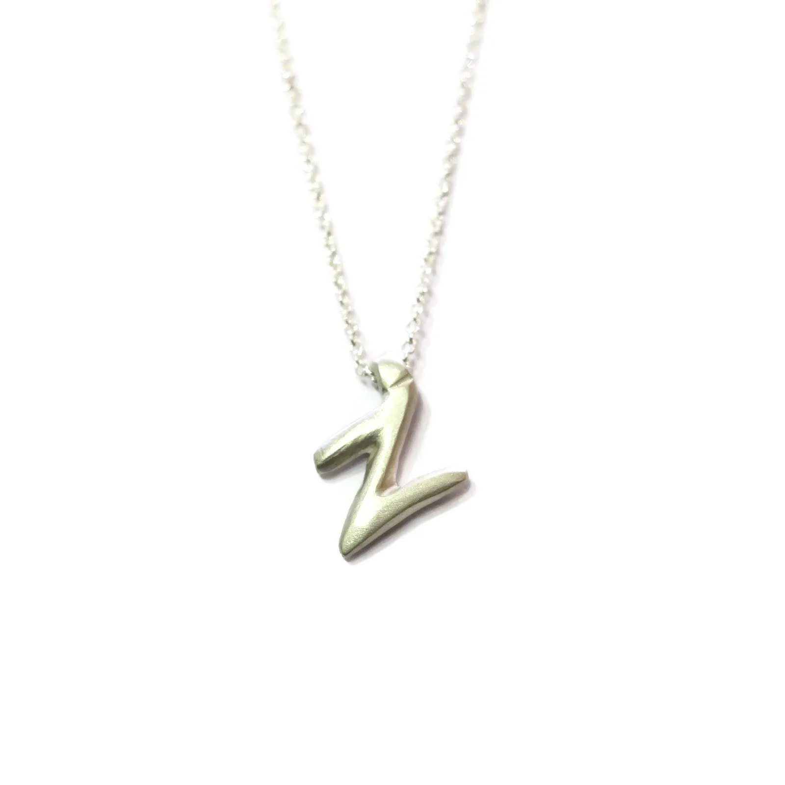 Z - handwritten letter necklace