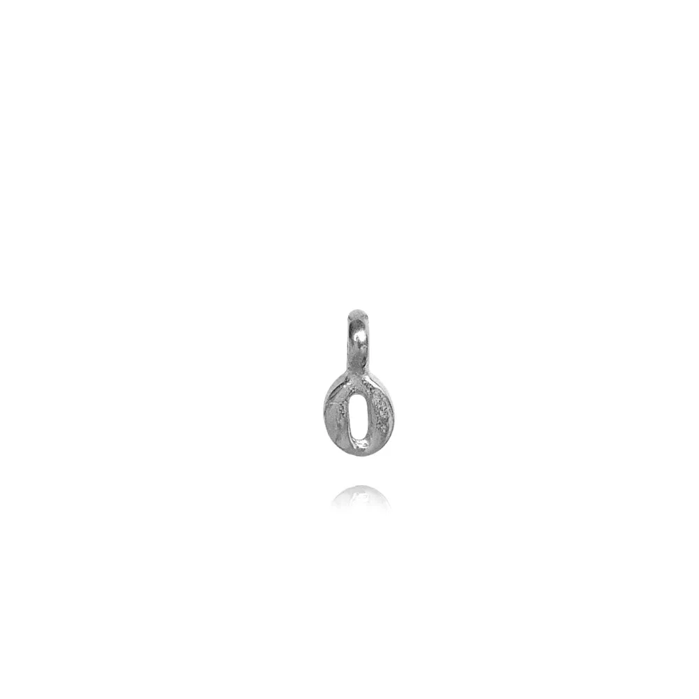 Zoe Lucky Number 0 Silver Pendant